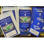 Everton football programme selection from 1950s, 1960s, 1970s, with some more modern. A good
