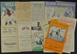 Collection of 1940's football programmes with a good variety of clubs and fixtures, worth an