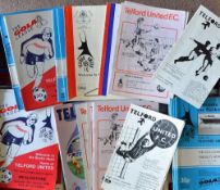 Collection of Telford United football programmes 1970s and 1980s with some modern content, worth