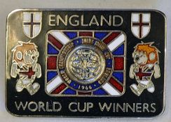 Limited edition England World Cup Winners Commemorative Badge 88/100 in original box with proof of