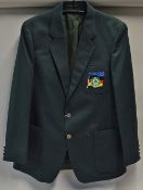 Chris Hughton's UEFA Euro 1988 Blazer with the Ireland embroidered badge to pocket, Riverside