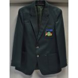 Chris Hughton's UEFA Euro 1988 Blazer with the Ireland embroidered badge to pocket, Riverside