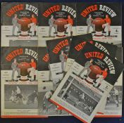 1951/1952 Championship season for Manchester United home match programmes to include