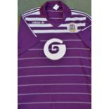 1984 UEFA final Anderlecht match worn shirt Adidas made in France, no. 11 to the back.