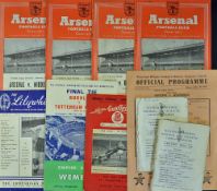 1944 Tottenham Hotspur v Clapton Orient Football Programme plus 1953 Spurs Lilywhite Vol3, No 3,