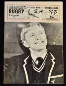 1970 South Africa v New Zealand rugby programme - 4th Test match played at Ellis Park 12 September -