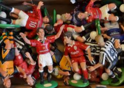 Selection of Large 'Vivid' Football Figures includes players such as Shearer, Beckham, Giggs,