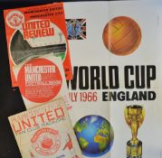 1966 Manchester United Fan Club Magazine World Cup Edition including fan club letter c/w England