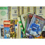 Collection of British clubs v European/foreign club football programmes in various competitions