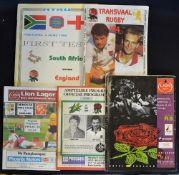 Scarce collection of 1994 England Rugby tour to South Africa programmes - incl first test v South
