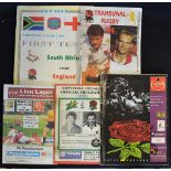 Scarce collection of 1994 England Rugby tour to South Africa programmes - incl first test v South