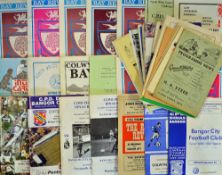 Collection of Welsh Club Football Programmes including 1963/4 Holyhead Town, 1958/9 Rhyl, other