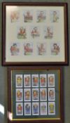 Collection of Framed Football Items relating to 1966 England in the World Cup such as England b