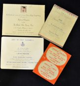 1955 British Lions rugby collection to incl "Shell Guide" Lions itinerary unused (G) , 2x Eastern