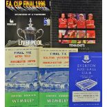 Collection of big match Manchester United football programmes to include FA Cup Finals 1957, 1958,