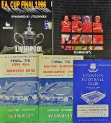 Collection of big match Manchester United football programmes to include FA Cup Finals 1957, 1958,