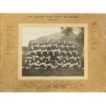 Rare 1924 New Zealand All Blacks "Invincibles" official signed team photograph - on the original