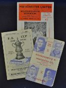 1949 FA Cup Semi-Final football programme Wolves v Manchester United official issue, souvenir