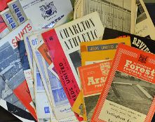 Leeds United football programmes from 1957 onwards, both homes and aways, with a good variety of