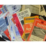 Leeds United football programmes from 1957 onwards, both homes and aways, with a good variety of