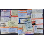 Collection of Football Ticket Stubs 1980s Onwards to include International fixtures 1986 Wales v