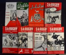 Collection of 1960's South Africa Rugby Yearbooks - a complete run of 8 years from '62-'69