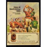 Scarce 1968 British Lions Rugby Tour in South Africa official Souvenir programme - in the original