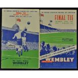 1949 and 1950 FA Cup Final Football Programmes at Wembley includes 1949 Leicester City v