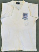 1961 England u23s worn match shirt no.10 Les Allen of Tottenham Hotspur only international