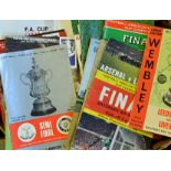 Collection of FA Cup Final programmes 1965 (with signatures) to include 1971 onwards to 2006, not