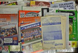 Collection of Irish football programmes from 1950s onwards to include Cup-Finals, Semi-finals,