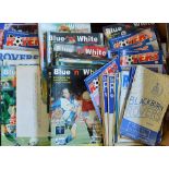 Collection of Blackburn Rovers 1960s Onwards Football Programmes with a good content of 1970s and