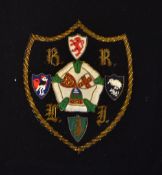 1957 British Rugby League World Cup Tour Blazer Crest featuring 4x Nations crest The Lion, Kiwi,