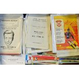 Collection of testimonial/friendly match programmes, varied content of clubs and fixtures, worth