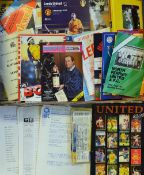 Collection of Leeds United friendly match programmes also includes modern handbooks, player