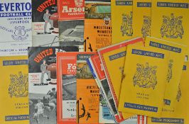 Collection of Leeds United football programmes to include 1957/1958 (3H, 6A), 1958/1959 (5H, 6A),