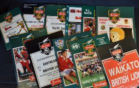 1993 British Lions rugby tour to South Africa programmes - to 1st Test match narrowly losing 20-18