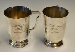 2x 1960's Mackeson Rugby League Contest Period Winners Tankards presented to Wakefield Trinity -