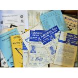 Collection of Shrewsbury Town 1960s Onwards Football Programmes predominantly homes, but also