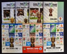 1999 Rugby World Cup programmes (7) to include 3rd and 4th place play-off South Africa v New