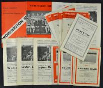 Selection of Workington FC home match programmes to include 1961/1962 Doncaster Rovers 1963/1964