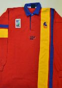 1999 Rugby World Cup Spain players shirt - from the game v South Africa - No.10 shirt with the