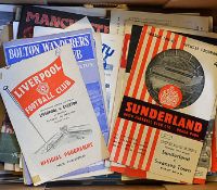 Collection of football programmes from 1950's onwards, good selection of clubs and interesting