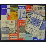 1961/1962 Manchester United away football programmes to include Arsenal, Blackpool, Bolton