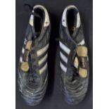 Football boots with which Alan McLoughlin scored the goal for the Republic of Ireland versus