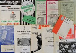 Selection of 1960s onwards Friendly Match Football Programmes to include 1965 Tranmere Rovers v