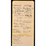 Rare 1908 Australia rugby team autographs - from the first ever rugby tour to the U.K/ northern