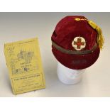 1957/58 Yorkshire County Rugby League Players Cap - presented to Derek "Rocky" Turner while