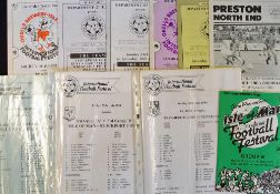 Collection of 1987-1995 Isle of Man Football Festival Programmes to include various football clubs