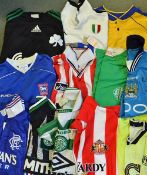 Assorted Football Shirt Selection to include a mix of Sunderland, Stoke City, Southampton,